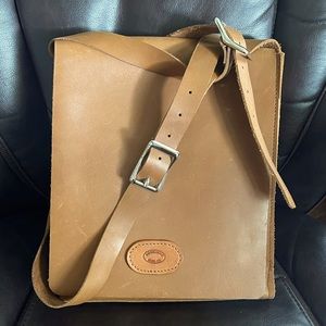 Mad Dog Leather handmade leather satchel—Mead, CO